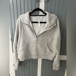 Lululemon Oversized Cropped 1/2 Zip Scuba